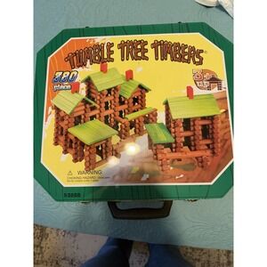 Tumble Tree Timbers Limited Edition 380 Pc Log Cabin Building Set #53055 w Case